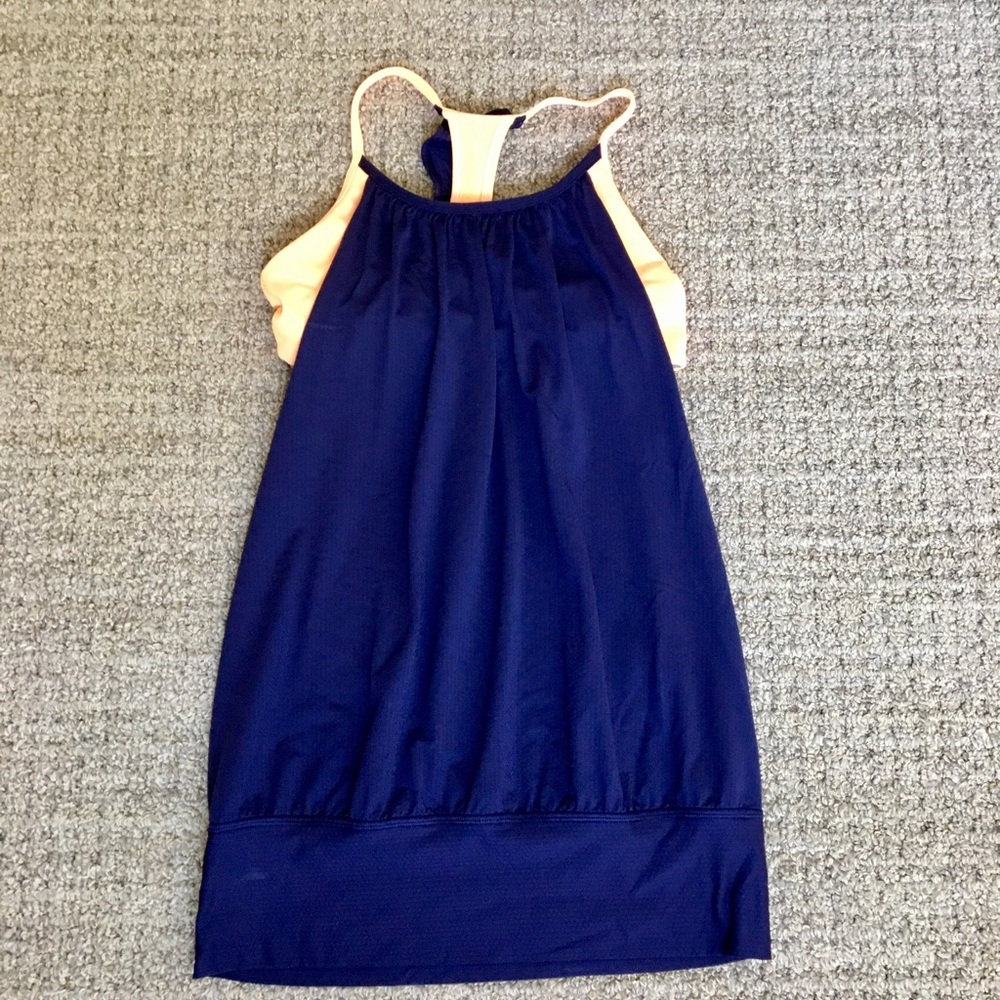 Lululemon Orange/Blue Top sz 4